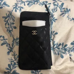 【新品未使用】CHANELシャネル マトラッセ キャビアスキンフラグメントケース