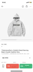 thisisneverthat(ディスイズネバーザット) グレイトフル・デッド ダンシング ベア くま フード Lのサムネイル