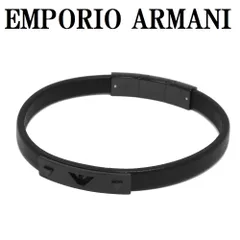 エンポリオ アルマーニ EMPORIO ARMANI EGS2412001 ブレスレット アクセサリー 腕輪 おしゃれ メンズ ブラック
