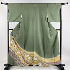 色留袖　三つ紋 金彩 落款入り山水画 2025年最新】色留袖 三つ紋の人気アイテム - メルカリ
