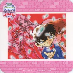 【中古】コースター 集合(レッド/黒の組織) オリジナルコースター 「名探偵コナン 連載30周年記念カフェ」 コラボドリンク注文特典