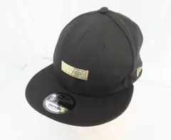 NEW ERA ニューエラ メタルプレートロゴ M/L 9FIFTY キャップ 帽子 ブラック☆0822-843/60・YS