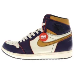 NIKE SB (ナイキエスビー) AIR JORDAN 1 RETRO HIGH OG DEFIANT LAKERS エアジョーダン1 ディフィアント レイカーズ シカゴ ハイカットスニーカーシューズ パープル US10/28cm CD6578-507