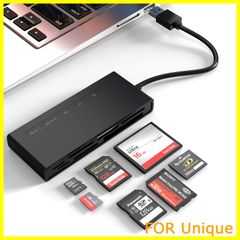 【在庫処分】USB3.0 マルチ SD カードリーダー、SD/TF/マイクロSD/CF/MS/XD 7in1 5Gbps高速 usb3.0 メモリーカードリーダー SD SDXC SDHC TF マイクロSD CF MS MMCカード、ソニー メモリースティッ