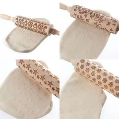 イギリス アンティーク NATBROWN社 ローリングピン めんぼう のべ棒