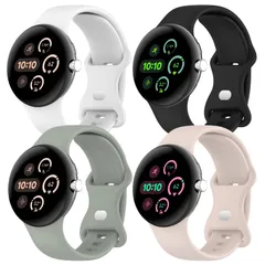 [DMVEIMAL] 【4パック】for Pixel watch 3/2/1 バンド 41mm コンパチブル グーグル Pixel ウォッチ 3/2/1 バンド 、コンパチブル Google Pixel Watch 3/2/1 バンド、ベルト