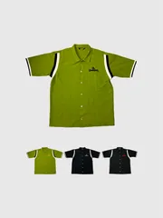 テンダーロイン　ボーリングシャツ　刺繍ロゴ　半袖シャツ 楽天市場】TENDERLOIN テンダーロイン ボーリング シャツ LOGO