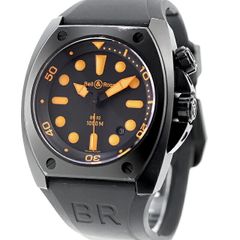 □超美品□Bell＆Ross BR02-92 STEEL FIBER 44mm□ - メルカリ