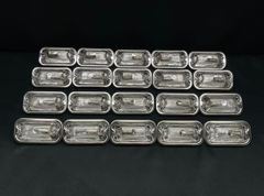 板橋用品製作所　S-80DXST　20個　クリア　白　角マーカー　電球式　24V6W　ガラス 前開きタイプ レトロ デコトラ　かまぼこ　車高灯　トラックショップASC