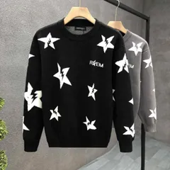 秋冬 コーデ メンズ  服 シンプル ファッション オシャレ 大人 かっこいい 大きいサイズ ストリート 紳士服 シンプル エレガント  セーター ラウンドネック インナー レイヤリング シャツ