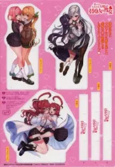 【中古】雑貨 集合 クリアスタンド 「君のことが大大大大大好きな100人の彼女」 週刊ヤングジャンプ 2023年10月19日号綴込付録のサムネイル