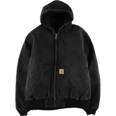 希少【80s Carhartt】ベロア ジップパーカー ブラック フルジップ 80's カーハート ベロア フルジップパーカ ブラック 表記(L
