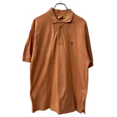 DUCK HEAD 半袖 ポロシャツ L オレンジ ダックヘッド ワンポイントロゴ 鹿子 トップス古着卸 アメリカ仕入 a708-5273