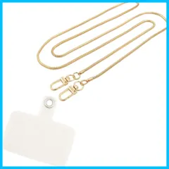 【迅速】ネックストラップ スネークチェーン スマホショルダー スマホストラップ ショルダーストラップ 首掛け 斜め掛け チェーン シンプル 可愛い おしゃれ