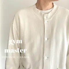 GYM MASTER / スウェット クルーネック　ボタン　カーディガン