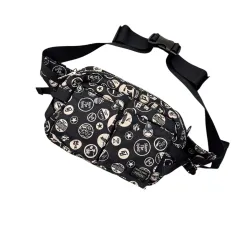 Porter(ポーター) x ビームスボーイ 刻印 ウエストバック ブラック/ベージュ