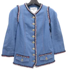 最終価格 クリーニング済み シャネル デニムジャケット Gジャン06P CHANEL（Gジャン/デニムジャケット）のフリマアイテム一覧