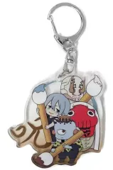 【中古】雑貨 漏瑚＆真人＆水の呪霊＆花御 「呪術廻戦 ふでマメ アクリルキーホルダー5」