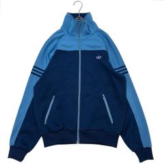 8640 adidas トラックジャケット デサント ブルー/ネイビー 4号