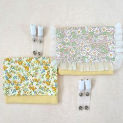 【2個SET】リバティ移動ポケット　イエロー