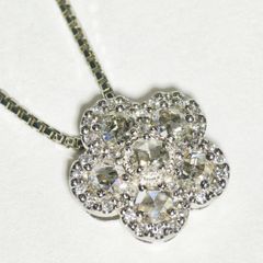 TSUTSUMI PT900/PT850 ダイヤモンドネックレス 0.46ct - メルカリ