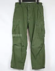 ジャングルファティーグパンツ　1970年製　実物　Mレギュラー　グリーンリーフ ジャングルファティーグパンツ 1970年製 実物 Mレギュラー