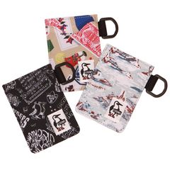 CHUMS チャムス CH60-3575（2025新作） リサイクルパスケース シンプルパスケース カードケース 定期入れ パスケース ストラップ カラビナ