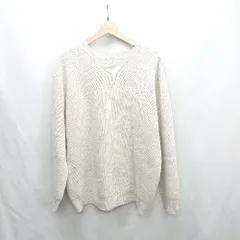 ◇ ⊇ OPAQUE.CLIP オペーク ドット クリップ 長袖 ニット サイズL ホワイト系 レディース E  【1502030018653】
