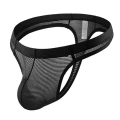 Tバック メンズ メッシュ 速乾 通気性 伸びる ストレッチ ローライズ アンダーウェア スポーティ ボディビル 快適フィット 男性 下着 黒 赤 青 mt-011