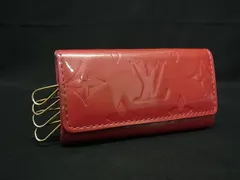 LOUIS VUITTON ルイヴィトン M9145F モノグラムヴェルニ ミュルティクレ4 4連 キーケース 鍵入れ ピンク系 DK3283
