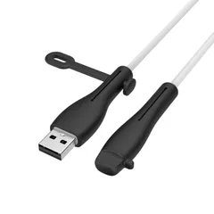 【在庫セール】iPad iPhone 耐摩耗性 Lightning 汚れ防止 折り防止 ケーブル収納カバー 保護セーバー - ケーブルクリップ データラインプロテクター シリコン製 断線防止 USB-Aケーブル ライトニングケーブル 保護カバー プロテクター