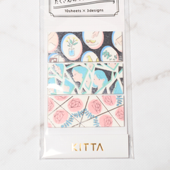 キングジム KITTA（キッタ）ワイド ミラー KITW004 シルバー箔 / コンパクトなマスキングテープ _