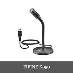 FIFINE K050 Black USB マイク コンデンサーマイク