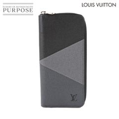 新品同様 ルイ ヴィトン LOUIS VUITTON タイガ ジッピーウォレット ヴェルティカル ラウンドファスナー 長財布 レザー M30731 90289288