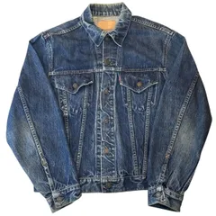 VINTAGE 60s 70s LEVIS 70505 BIGE 4th DENIM JKTリーバイス デニム トラッカージャケット 44 ヴィンテージ 古着