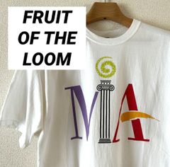 FLUIT OF THE LOOM フルーツオブザルーム Lofteez ロフティーズ Tシャツ 半袖 プリントTシャツ WHITE L