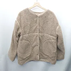 ■ SHOO・LA・RUE シューラルー ボア 長袖 ボアブルゾン サイズL ブラウン レディース E  【1408060034086】