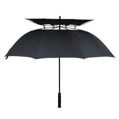 ☆ 블랙 ☆ 긴 우산 직경 약 134cm 골프 우산 바람을 통과하는 이중 구조 스포츠 관전 골프 우산 큰 장산 골프 우산 파라솔 우산 우산 큰 우산 대형 대형 우산 골프 우산 맑은 겸용 장산 바람을 통과하는 우산 맑은 겸용 우산 약