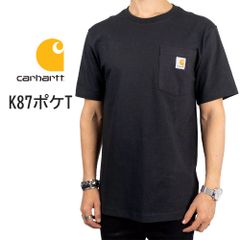 【新品】カーハート Tシャツ 半袖 ロゴ ポケT Carhartt ワークウェア K87 メンズ ユニセックス