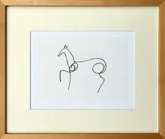 パブロピカソ　水彩画『UNTITLED』　ハマー画廊来歴 パブロピカソ水彩画『UNTITLED』ハマー画廊来歴