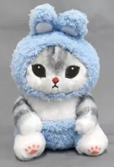 【中古】ぬいぐるみ うさぎにゃん(ブルー) ぬいぐるみ 「mofusand」
