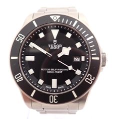 付属完備 美品 TUDOR(チューダー) ぺラゴス 25500TN チタン AT J番 Ti 自動巻き オートマチック ブラック文字盤 黒 希少品 メンズ チュードル