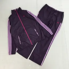 ■ adidas アディダス セットアップ パープル系 サイズ L、OT レディース 上下セット ジャケット パンツ ジャージ スポーツウェア 0.62kg