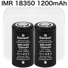 KEEPPOWER IMR 18350 UH1835P 1200mAh 2本組