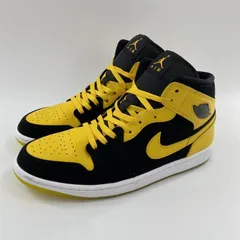 【中古】NIKE AIR JORDAN 1 Mid SE New Love スニーカー 29cm HJ6654-071 イエロー ブラック ナイキ[10]