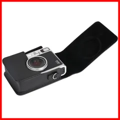 【在庫処分】mini instax ハイブリッドインスタントカメラ Evo Evo チェキ INS FUJIFILM 富士フイルム 互換品 MINI 黒革ケース Khanka