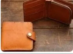 小銭入れ付二つ折り財布レザークラフト用アクリル型セット