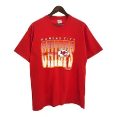 90年代 USA製 STARTER スターター NFL カンザスシティ・チーフス 半袖Ｔシャツ プロチーム レッド(メンズ XL)中古 古着 T5789のサムネイル