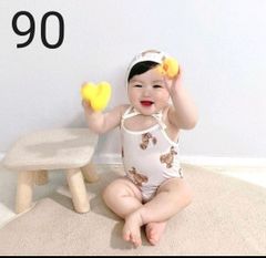 ＊韓国子供服 ＊ 2021新作 ♡ くまくま ♡ 水着 ベビー スイムウェア