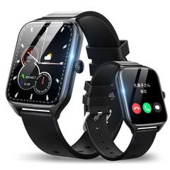 新品 スマートウォッチ Bluetooth通話機能 【45ｍｍ大画面 Bluetooth5.3】 スマートブレスレット iPhone対応&アンドロイド対応 多機能スマートウォッチ 薄型 軽量 高精細度ディスプレイ 着信/メッセージ通知 腕時計 天気予報 スポー